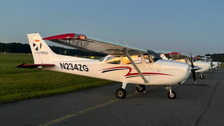 A JAX AERO plane.
