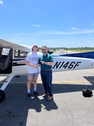 Congrats Cole on flight