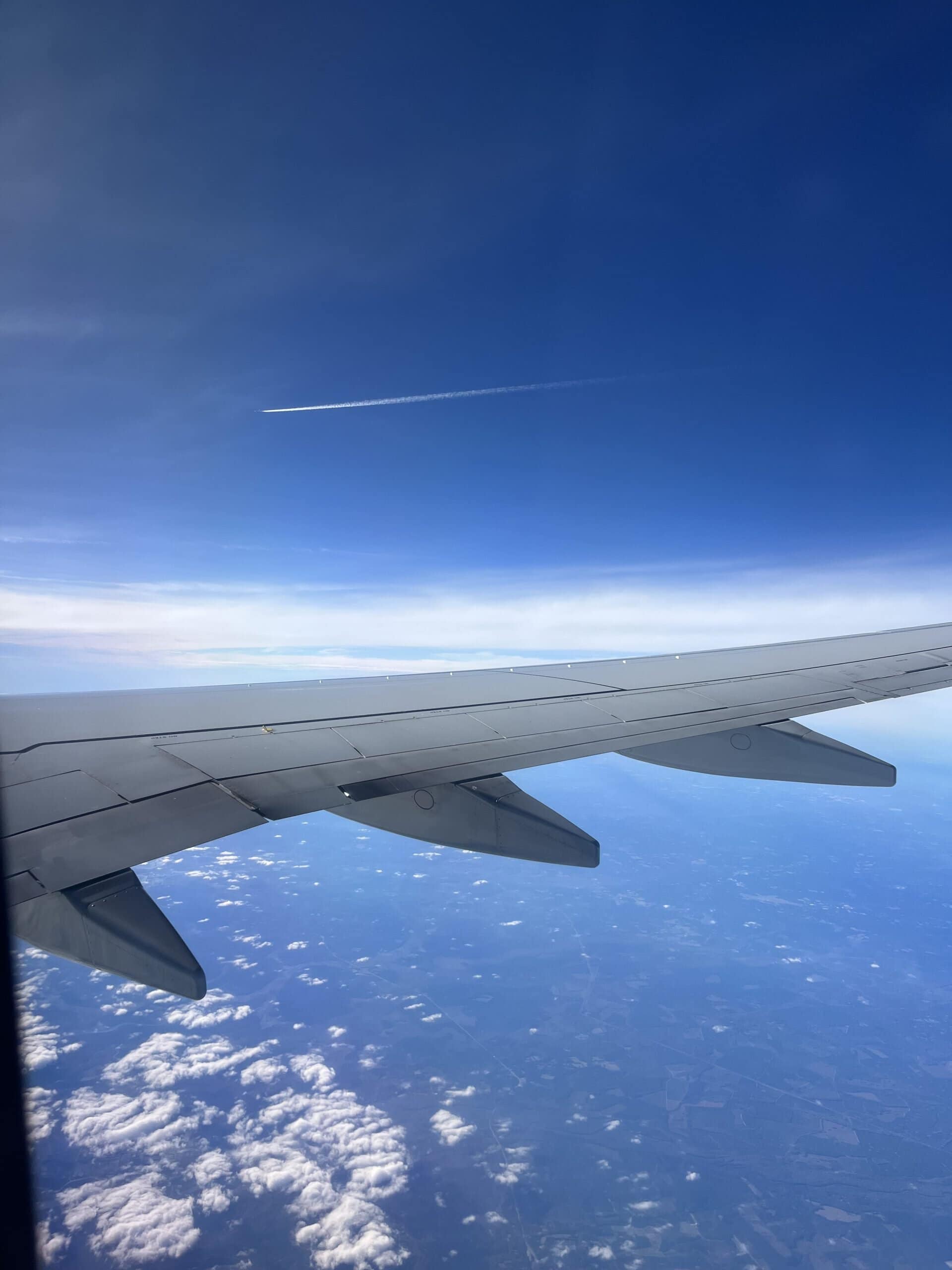 View from plane