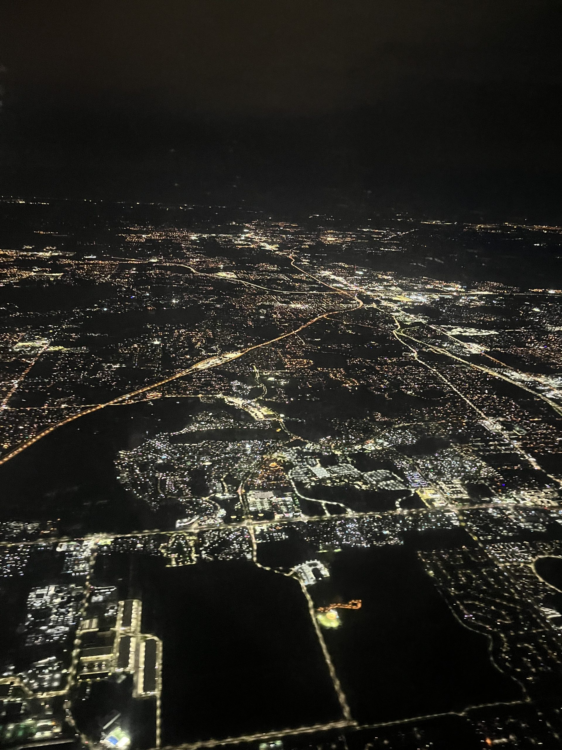 View from plane