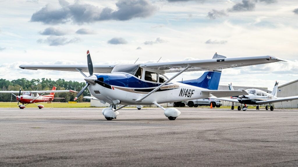 JAX Aero plane on ramp.