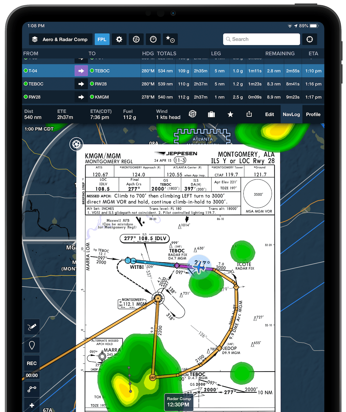 Flight path