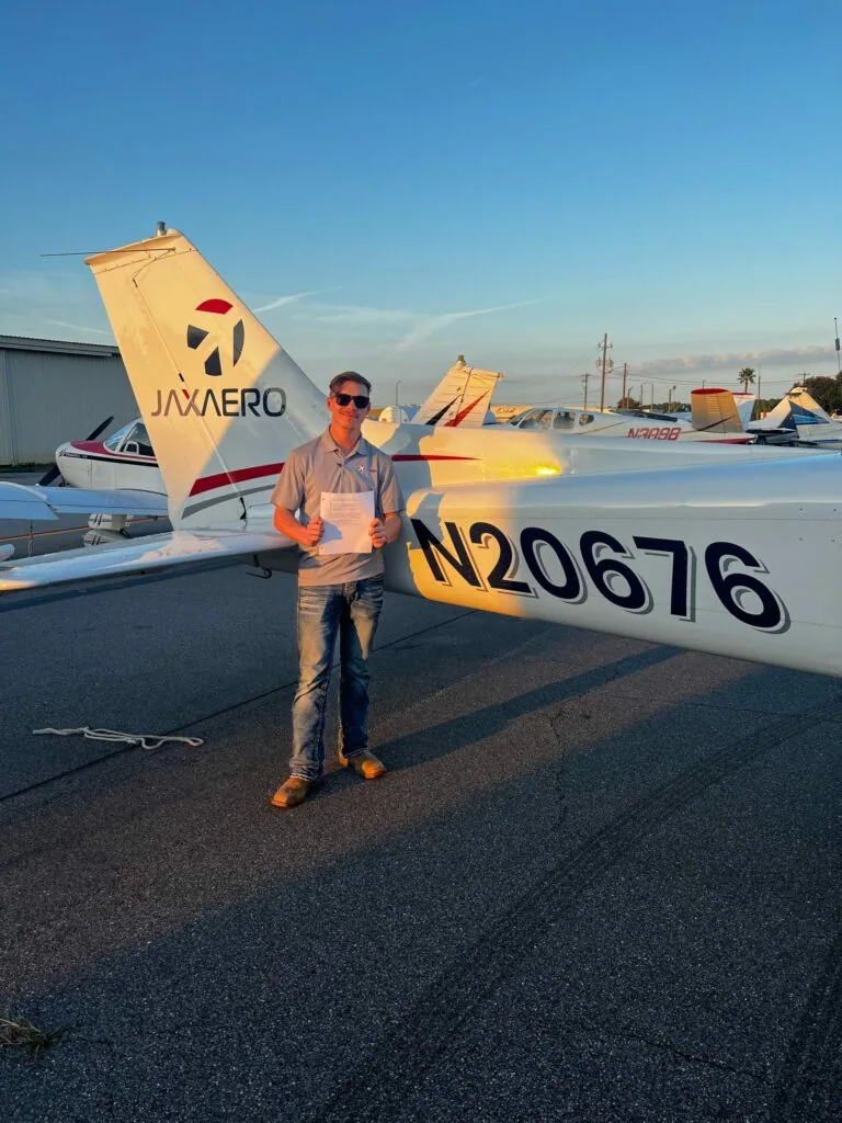 Congrats Kasen with plane